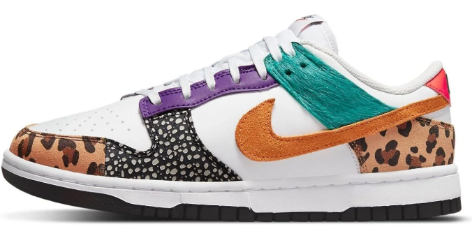 Nike Dunk Low SE Women's Sneakers – Safari Mix (DN3866-100)