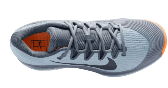 Nike Men's Vapor 12 Clay Court Tennis Shoes – Ashen Slate / Obsidian