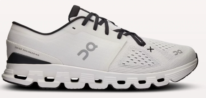 Men's On Cloud X 4 Training Shoes – White/Black