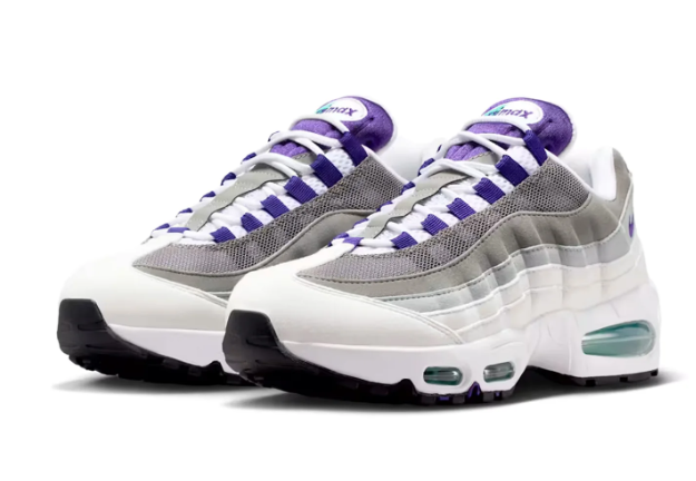 Nike Women's Air Max 95 OG 'Grape' – White, Grey & Purple