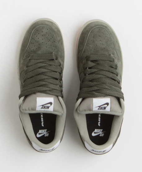Nike SB Dunk Low Pro B Shoes - Sequoia  Sequoia - Light Army - White（98）