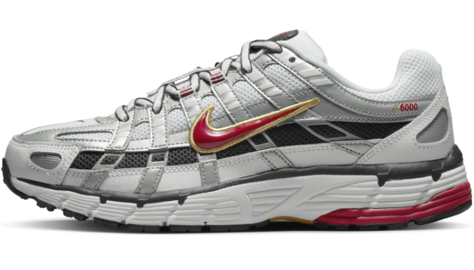 Nike P-6000 CNPT Women's Sneakers - Metallic Silver Red (BV1021-101)