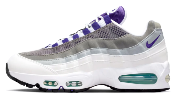 Nike Women's Air Max 95 OG 'Grape' – White, Grey & Purple
