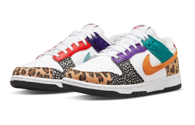 Nike Dunk Low SE Women's Sneakers – Safari Mix (DN3866-100)