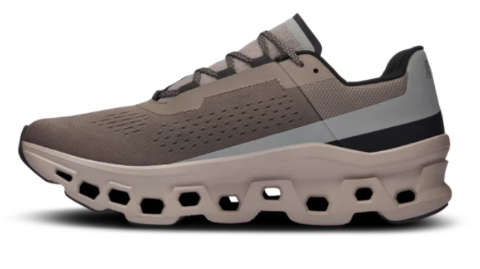 On Men's Cloudmonster 'Cinder/Fog'